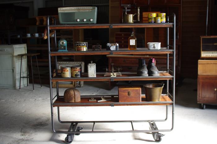 オリジナル・シェルフ▼陳列什器飾り棚工業系シューズラック