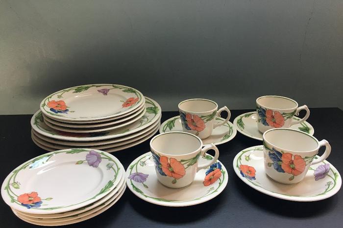 Villeroy&amp;Boch(ビレロイ&amp;ボッホ)アマポーラシリーズ20点セット▼希少廃盤シリーズ