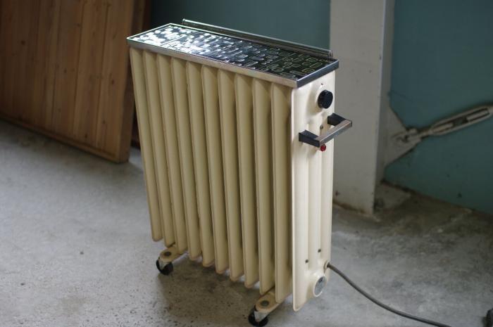 70年代 ヴィンテージ ドイツ製 バウファ Baufa 製 オイルヒーター/動作品▼バウハウス