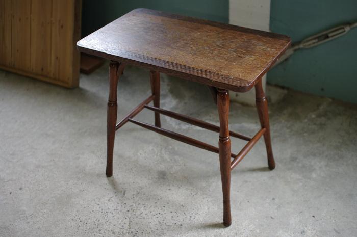 楢材のコーヒーテーブル▼センターテーブルサイドテーブル昭和レトロミッドセンチュリー