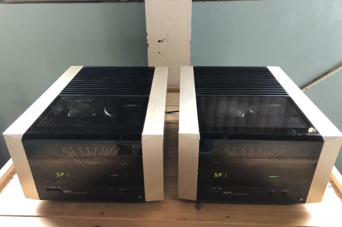 DENON POA-8000 モノラル パワーアンプ ペア 音響 オーディオ▼完動品メーカーメンテ修理O・H済み