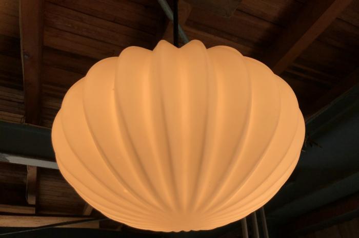 レトロな照明/ガラス電笠/天井吊り下げ照明/ペンダントライト▼昭和レトロ大正浪漫