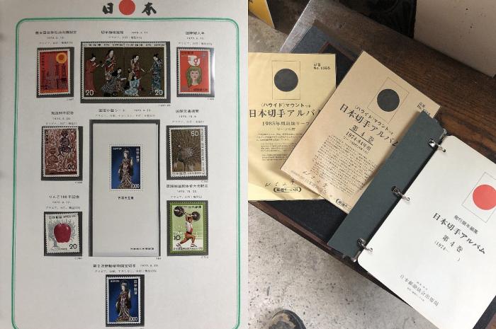 日本切手アルバム第4巻1974~1985年 郵趣サービス社/コンプリート▼バインダーリーフ付マウント(ヒンジレス)