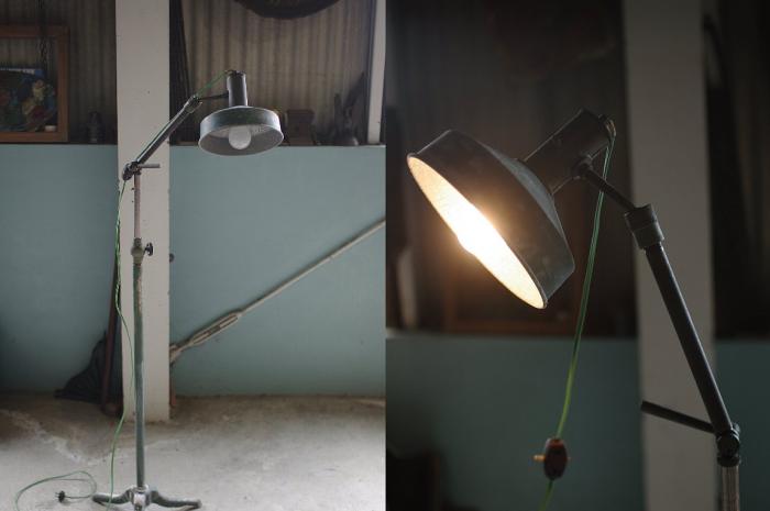 フロアスタンドライト▼電気スタンド工業系照明ホスピタルランプインダストリアル