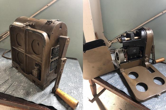 昭和16年製 九四式三號 甲無線機 二九號E手廻発電機▼旧日本陸軍