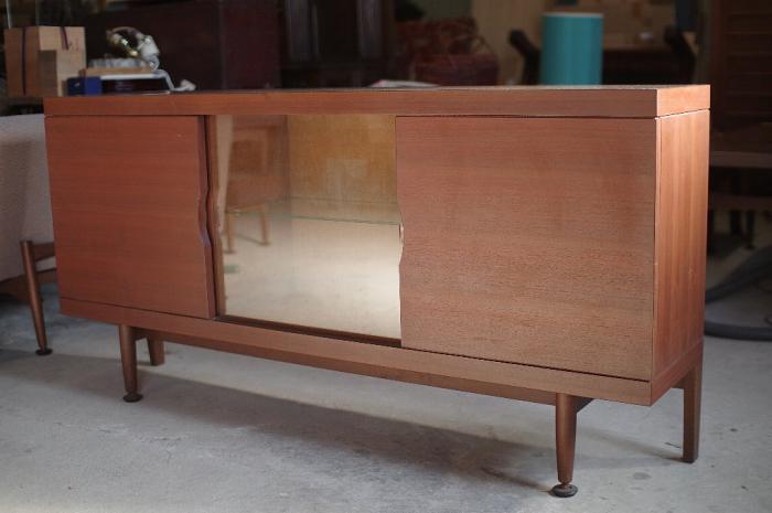 レトロなサイドボード 飾り棚  キャビネット▼北欧ヴィンテージミッドセンチュリー