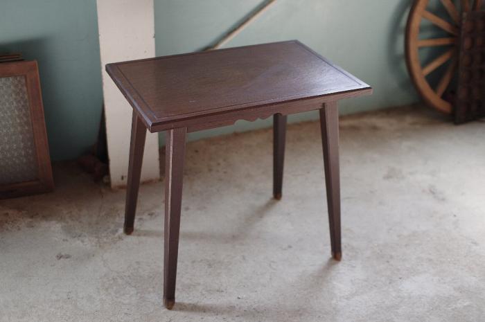 楢材のレトロなコーヒーテーブル/センターテーブル/三越購入▼昭和レトロカフェヴィンテージミッドセンチュリー