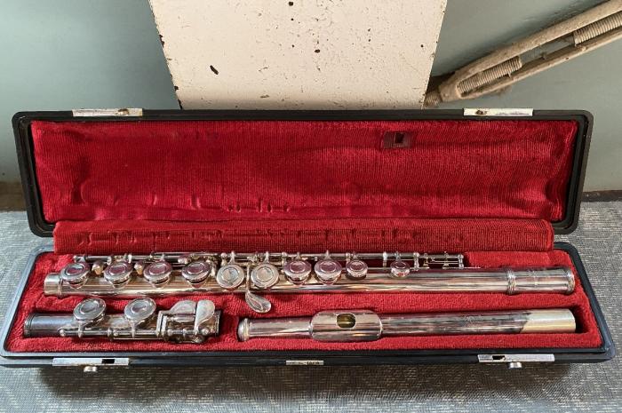 ヤマハ フルート YFL-311 シルバーヘッド 銀製 SILVER刻印 ケース付き▼